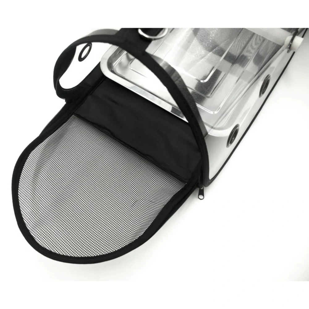 Final Sale Portable Bird Carrier Travel Cage Pet Mesh Folding Breathable Bag M - Picture 10 of 13